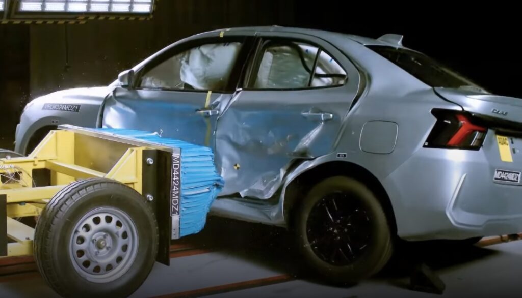 Swift Dzire crash test